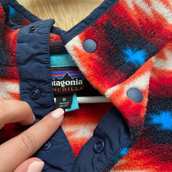 Patagonia Red Aztec Pullover - Picture 2 of 2